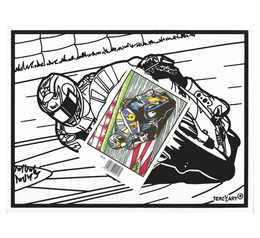 COLORIAGE MOTO