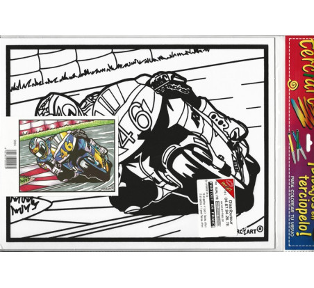 COLORIAGE MOTO