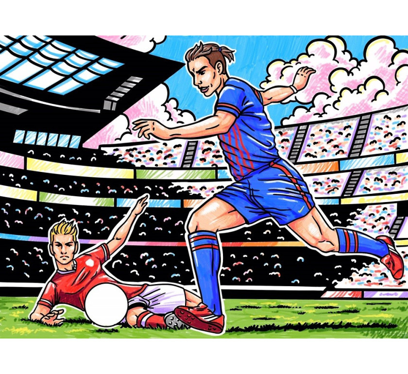 Tableaux de coloriage FOOTBALL