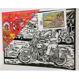 Tableaux de coloriage BIKER