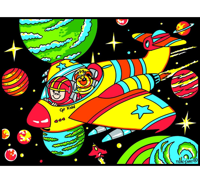 Tableaux de coloriage CAPITAINE PLANETE