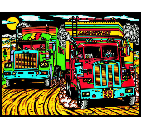 Tableaux de coloriage CAMIONS