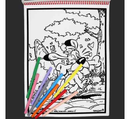 Livre de coloriages en velours asterix