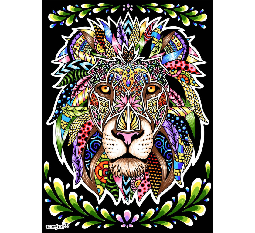 Tableaux de coloriage mandala animaux