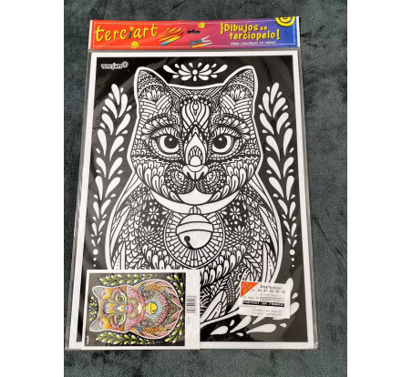 Tableaux de coloriage MANDALA ANIMAUX