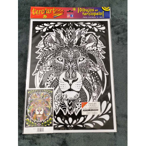 Tableaux de coloriage mandala animaux