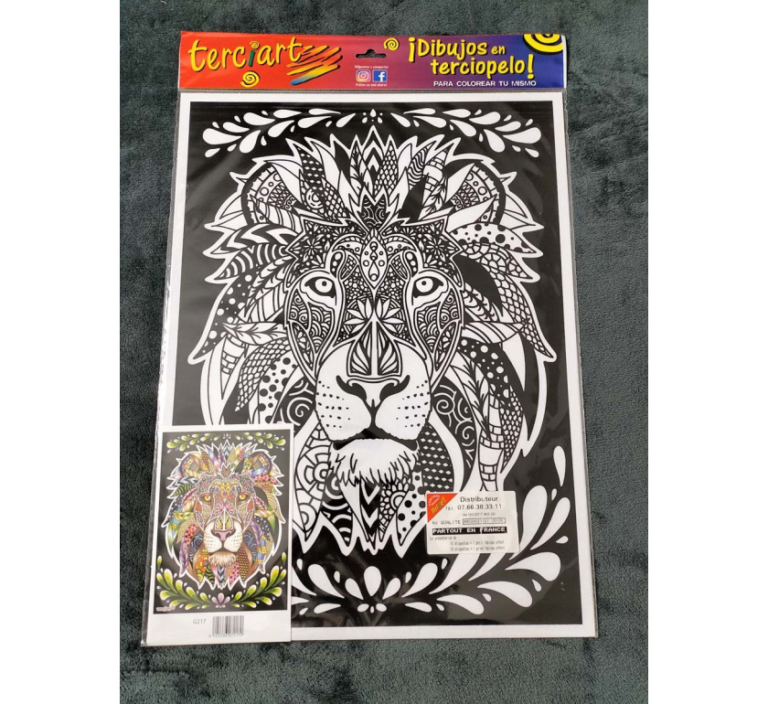 Tableaux de coloriage mandala animaux