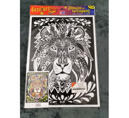 Tableaux de coloriage mandala animaux