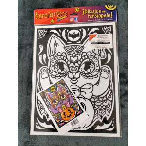 Coloriage Chat Halloween