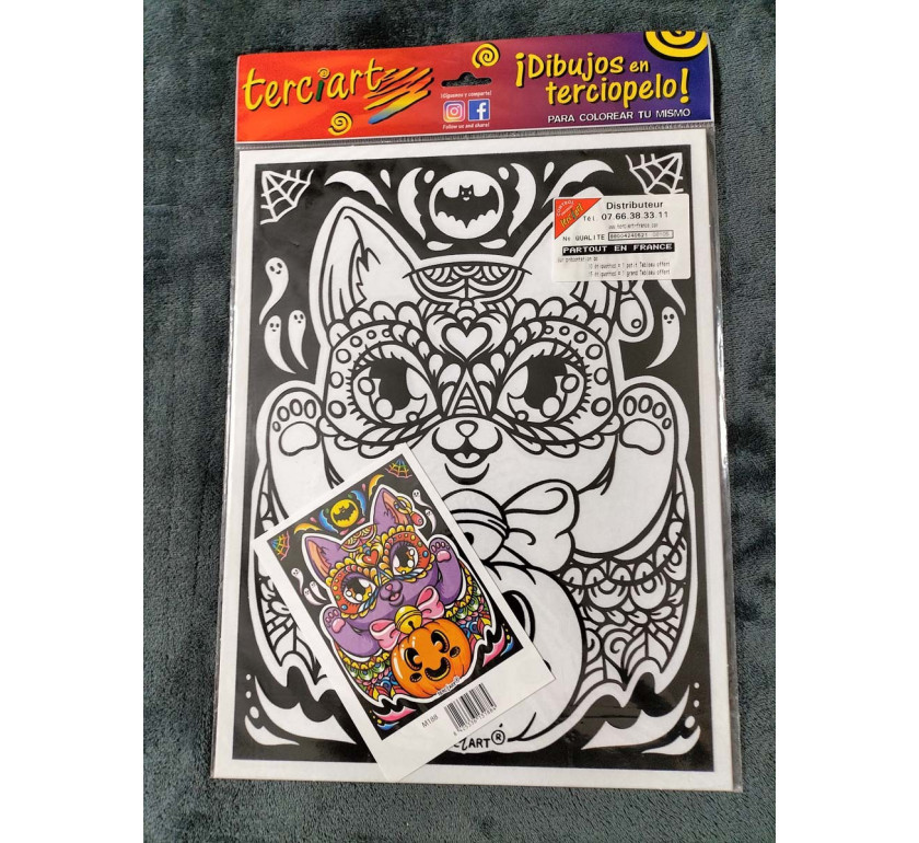 Coloriage Chat Halloween