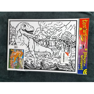 Tableaux de coloriage DINOSAURE