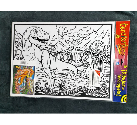 Tableaux de coloriage DINOSAURE