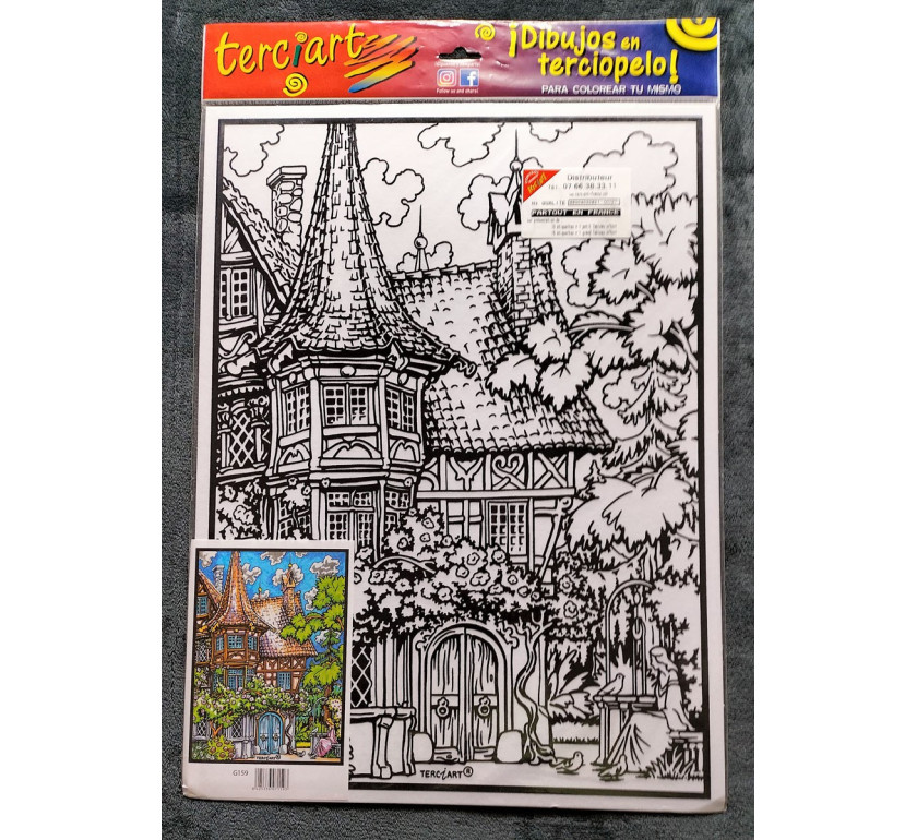 coloriage maison