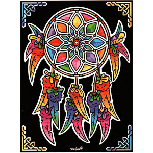 Tableaux de coloriage  Attrape rêve mandala