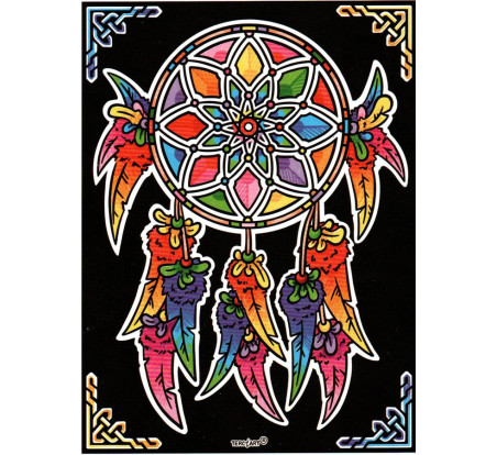 Tableaux de coloriage  Attrape rêve mandala