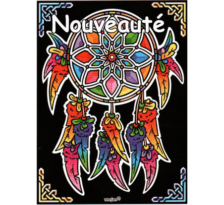Tableaux de coloriage  Attrape rêve mandala