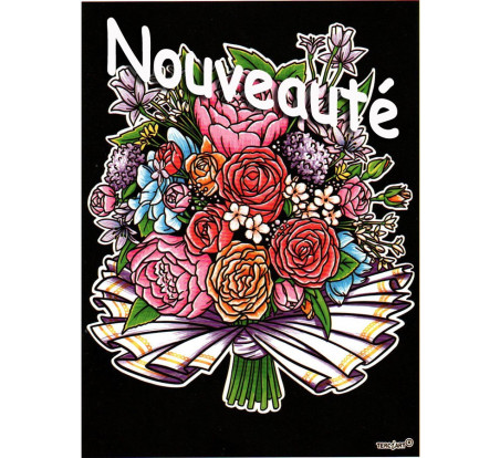 Tableaux de coloriage bouquet de fleurs
