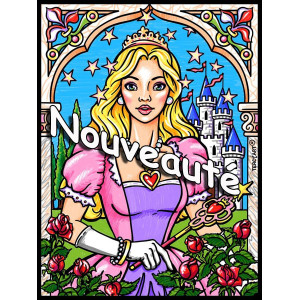 coloriage princesse Disney - Terciart coloriage en velours