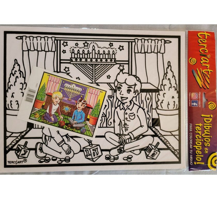 Tableaux de coloriage Hannouka