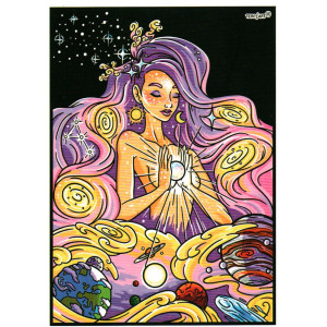 Tableaux de coloriage astral girl