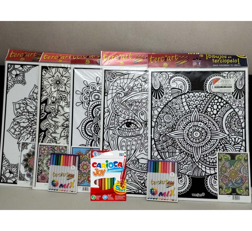 Coffret de coloriage Mandala