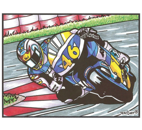 COLORIAGE MOTO
